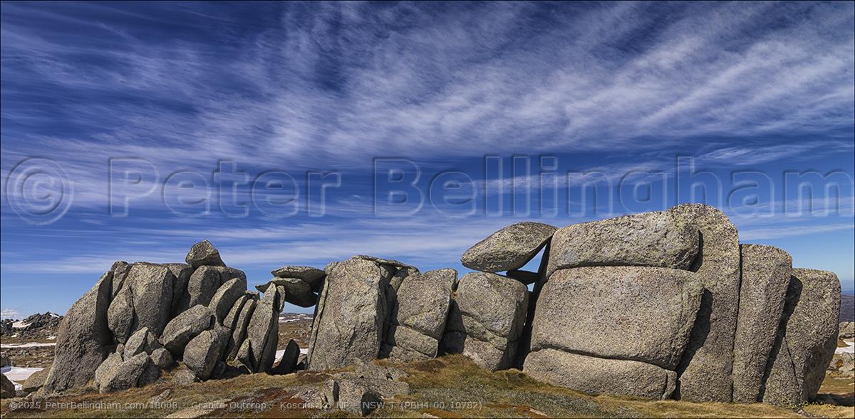 Peter Bellingham Photography Granite Outcrop - Kosciuszko NP - NSW T (PBH4 00 10782)